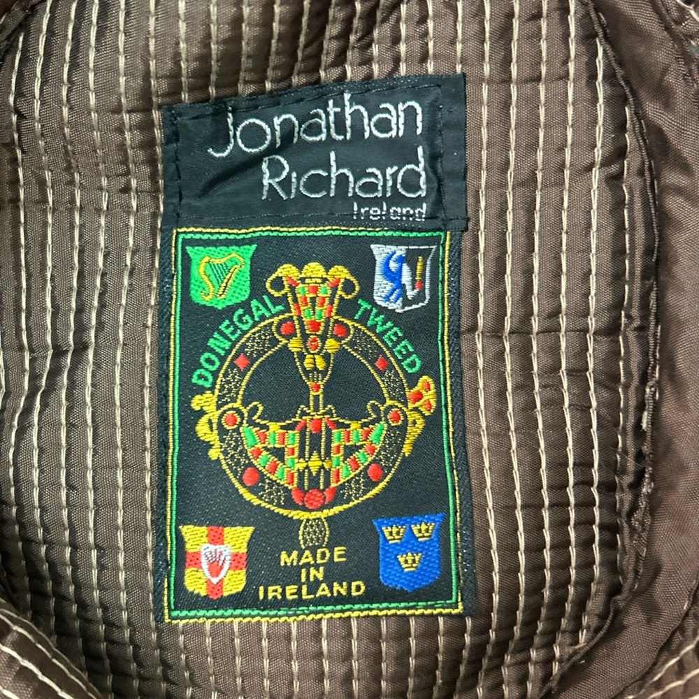 Jonathan Richard Patchwork Donegal Tweed Wool Hat… - image 8